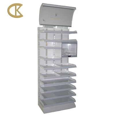 Zigarettenschrank mit transparenter Trennwand
